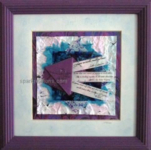 framed...Chinese fortunes...Love (Paper Arts with Creativity, #5110, p9)