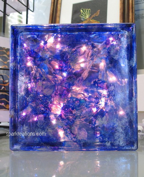 light box (on display)...passion purple, sapphire blue, baja blue, senorita magenta, silver mixative