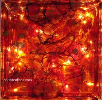 light box...(cranberry, chili pepper, tangerine, ginger, gold mixative)...1